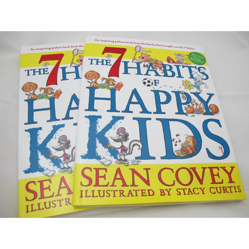 [หนังสือ เด็ก] 7 Habits of happy kids by Covey หนังสือสอนวิธีคิดบวก EQ ความประพฤติ มีความสุข