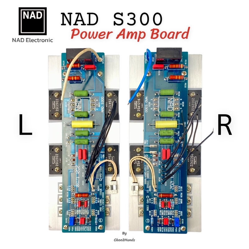 NAD S300 อะไหล่ เครื่องขยายเสียง Power Amplifier Board R-L (ซ้าย-ขวา) PCB Board NADS300F NAD Electro