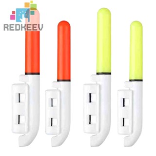 Redkeev คันเบ็ดตกปลากลางคืน แจ้งเตือนปลายคันเบ็ด LED เหนี่ยวนําปลากัดสัญญาณเตือนไฟ