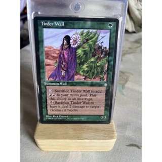 การ์ด MTG Tinder Wall Green Magic the gathering EDH รุ่น Ice Age สภาพ Ex-Nm