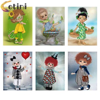 5D Diamond Painting Kit Cute Doll Partial Special Shape Drill DIY Wall Art