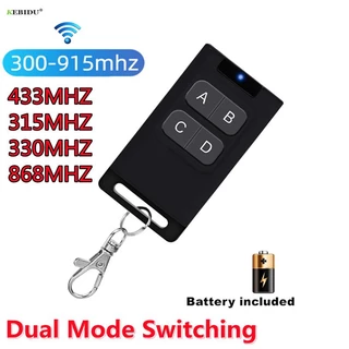 (จัดส่งภายในประเทศ) รีโมตคอนโทรลไร้สาย 4 คีย์ 315MHZ 433MHZ 330MHZ
