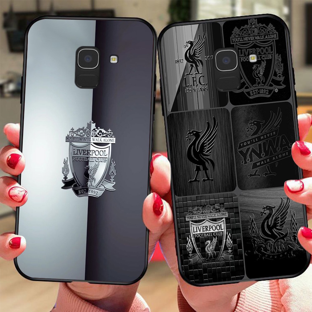 Samsung j6 2018 / ss j6 plus / ss j6+ / ss a8 2018 / ss a8 plus เคสโทรศัพท์แบรนด์ฟุตบอล ลิเวอร์พูล