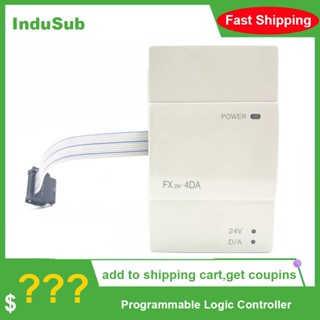 Fx2n-4ad โมดูลควบคุมตรรกะ แบบตั้งโปรแกรมได้ FX2N 4AD PT PLC อินพุตอะนาล็อก