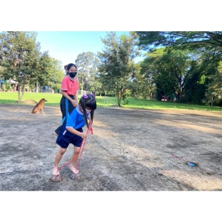 กะลานวดเท้า ที่เดินกะลา1คู่ 2ใบ (ราคาปลีก​ มีเชือก//ไม่มีเชือก)