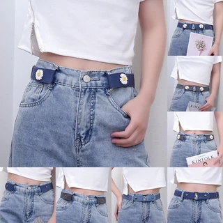 Babybra_beauty เข็มขัดกางเกงผู้หญิง แฟชั่นเกาหลีสุดฮิต ใส่ง่าย ปรับได้ ใส่สบาย CBG11