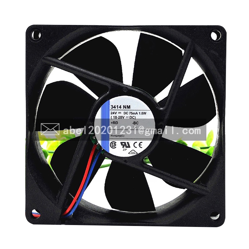 SZ ยี่ห้อใหม่ 3414NM 3414 NM 24VDC COOLING FAN 9225 92*92*25MM