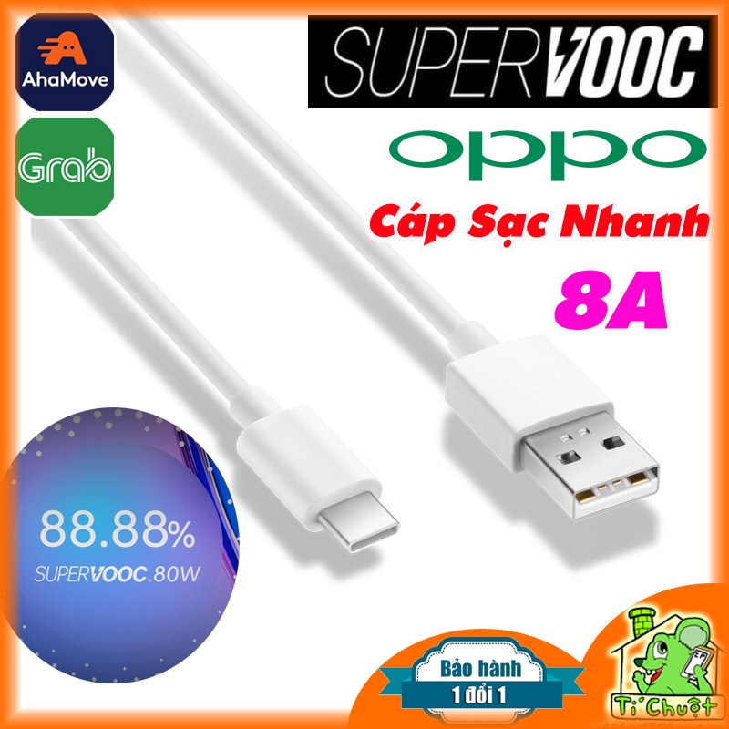 [ZIN แกะ] สาย OPPO / REALME 8A SuperVOOC 80W Type-C DL129 ของแท้
