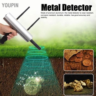 Youpin เครื่องตรวจจับโลหะ อลูมิเนียม สีเงิน 20 เมตร 1000 เมตร 2 เสาอากาศ ชาร์จได้ สําหรับ Gold 100‐240V