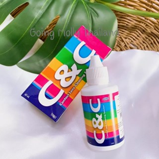 น้ำยาคอนแทคเลนส์ C&amp;C 60ml. น้ำยาล้างคอนแทคเลนส์ น้ำยาแช่คอนแทคเลนส์