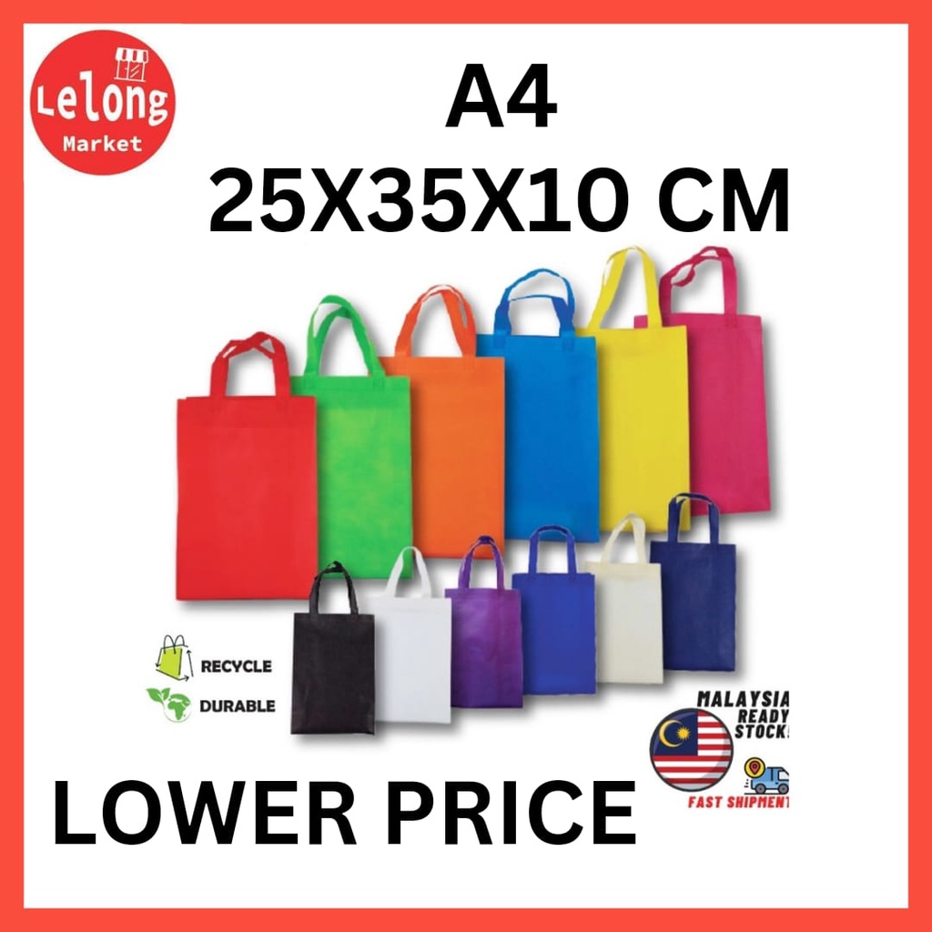 A4 Nonทอ Bag , A4 Shopping Bag, Tote Bag/ETA4