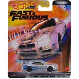 Hotwheels NISSAN SKYLINE R34 [ LOT สติ๊กเกอร์ญี่ปุ่น