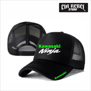 Kawasaki NINJA 2 จังหวะ รถแข่ง ยานยนต์ รถแข่ง ทรัคเกอร์ หมวกตาข่าย - CIA REBEL