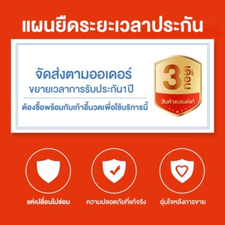 [ขยายเวลาการรับประกัน] รับประกัน 3 เดือน เพิ่มเวลาประกันอีก 3 เดือน ทางเลือกของลูกค้านับล้าน