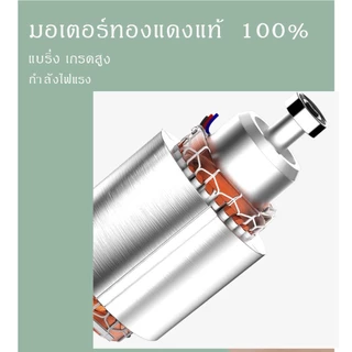 พัดลมโบเวอร์ พัดลมหอยโข่ง 220V วัสดุเหล็ก ขดลวดทองแดงแท้ High speed (สายไฟไม่มีหัวปลั๊กเสียบ)