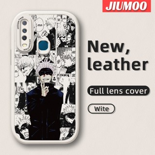 เคสโทรศัพท์มือถือหนังนิ่ม บาง กันกระแทก ป้องกันเลนส์กล้อง ลาย Gojo Satoru แฟชั่น สําหรับ vivo Y17 Y15 Y12 Y3 Y3s 2020 Y15s Y15a Y19 Y5s