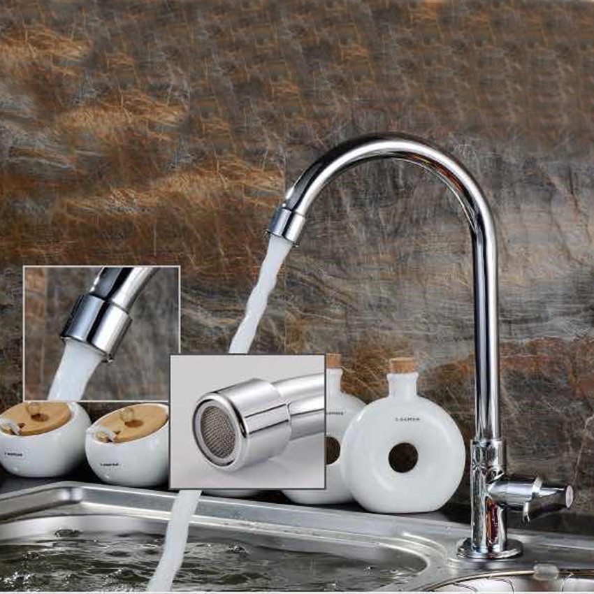 ก๊อกน้ำซิงค์ทองเหลื่อง แบบตั้ง ก๊อกน้ำซิงค์ ร้านจาน - รูปที่ 2