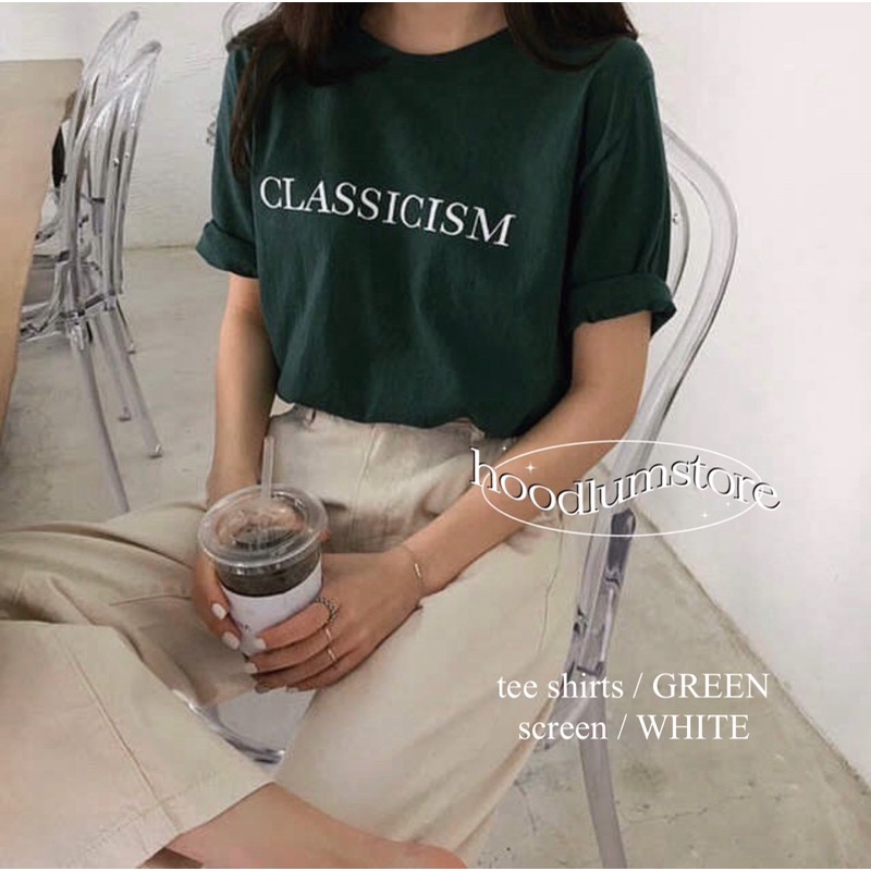CLASSICISM tee shirt มินิมอล cotton 100%
