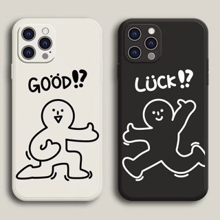 good luck เคสไอโฟน 13 12 11 14 pro max เคส iPhone 7 8 plus se2020 8พลัส เคสโทรศัพท์มือถือ X Xr Xsmax case นิ่ม