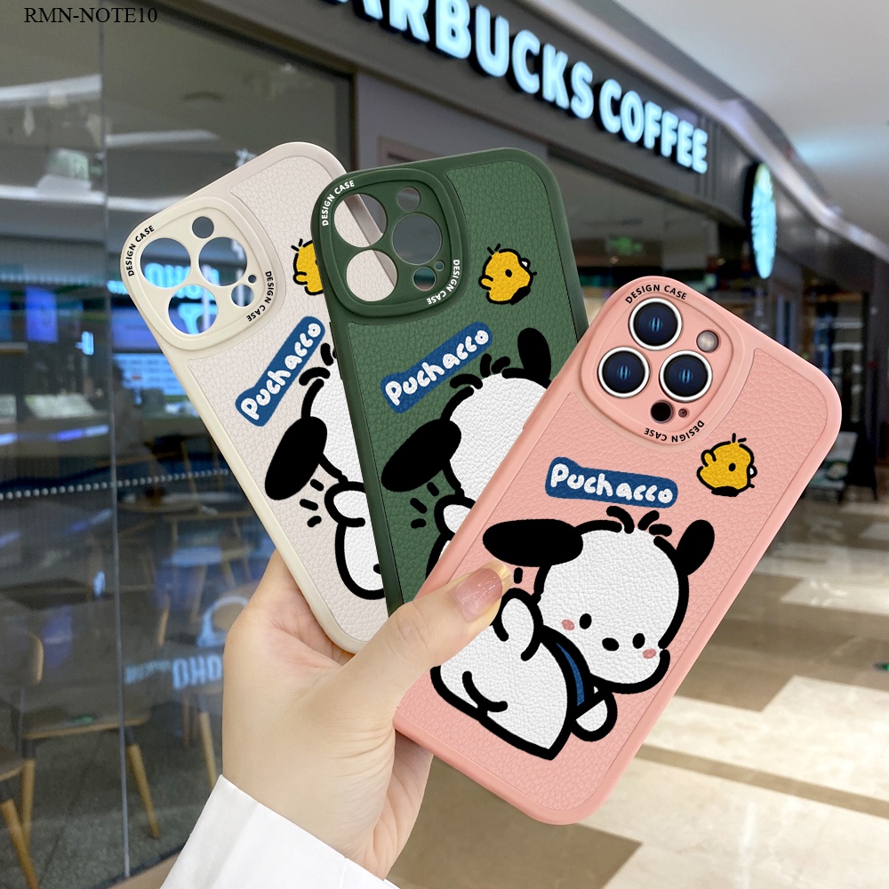 Xiaomi Redmi Note 10 10S 9 9S 8 7 Pro 5G สำหรับ Case Pacha Dog เคสโทรศัพท์ Cover Lambskin Cases
