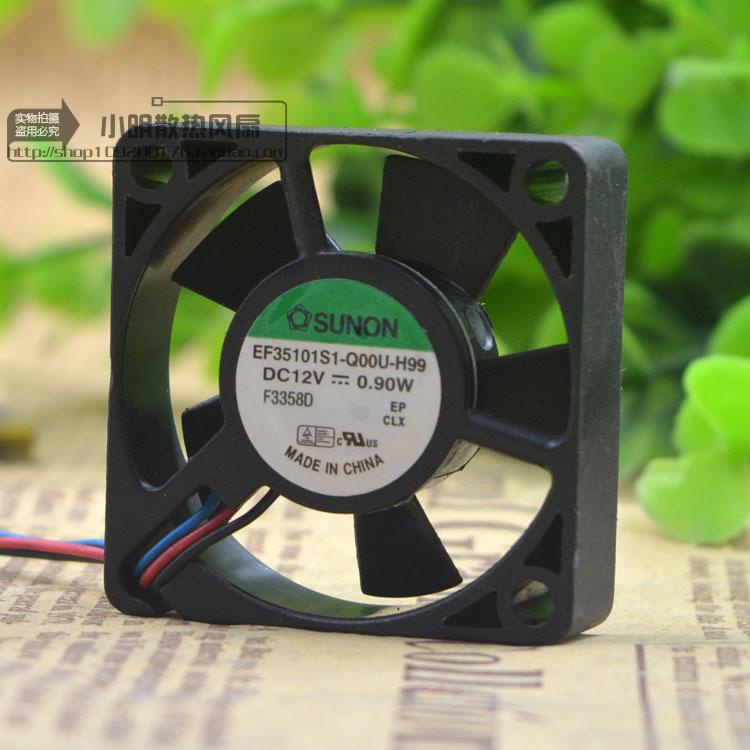 YTH EF35101S1-Q00U-H99 12V 0.90W 3510 3.5CM 3WIRES COOLING FAN