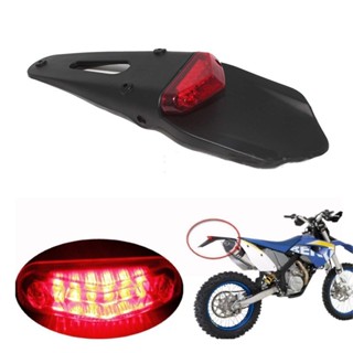 Rear Fender With LED Brake Lamp Tail Light Compatible with Off-road Motorcycle KTM XR250 XR400 XR650 WR250F