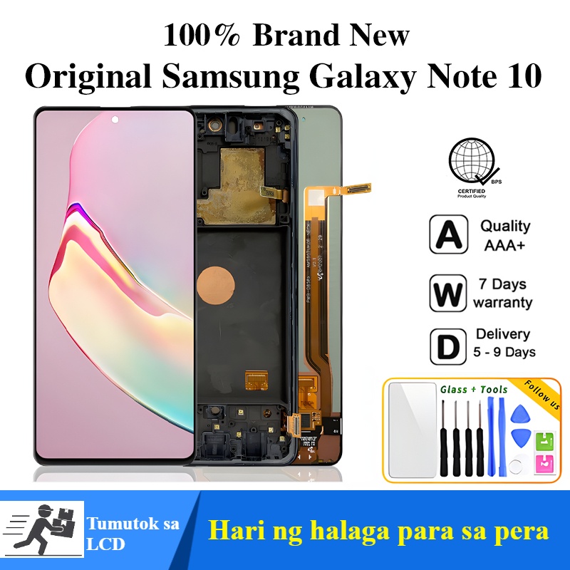 6.7 N770 Lcd สําหรับ Samsung Galaxy หมายเหตุ 10 Lite จอแสดงผล LCD Touch Screen Digitizer สําหรับ Sam