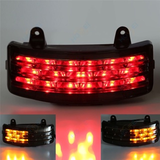 new motorcycle mudguard Fender LED Somke Lens Integrated Tail Light Turn Signal Lamp For Harley Street Glide FLHX FLTRX