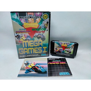 Sega Megadrive ตลับเกมรวม เกมไม่ซ้ำ  1.Super Hang ON 2.World Cup Italia 90 3.Columns