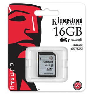 ** สินค้า เคลียสต็อค ** KINGSTON SD10VG2/16GBFR SDHC I U1 CARD CLASS10 30MB/s R HD VIDEO