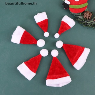 &amp; Christmas Day &amp; 2Pcs Dollhouse Miniature Christmas Santa Claus Hat Doll Red Hat Xmas Home Decor  New
