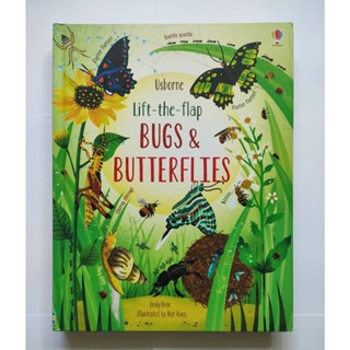 Usborne Lift-the-flap Bugs&amp;Butterflies หนังสือสอน เรื่องของแมลง