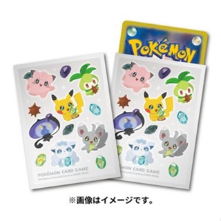 [Pokemon Japan] Sleeve - ลาย SHINKA NO ISHI ลิขสิทธิ์แท้ Pokémon Center สลีฟ, ซองการ์ด, ซองใส่การ์ด, Sleeve