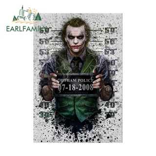 Earlfamily สติกเกอร์ไวนิล กันน้ํา ลายการ์ตูนอนิเมะ Joker 13 ซม. X8.9 ซม. สําหรับติดตกแต่งรถยนต์ รถบรรทุก หน้าต่าง รถจักรยานยนต์