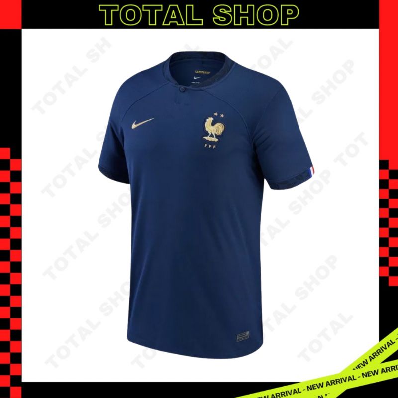 France 2022 Home Jersey เสื้อบอลทีมชาติฝรั่งเศส เสื้อบอลฝรั่งเศส
