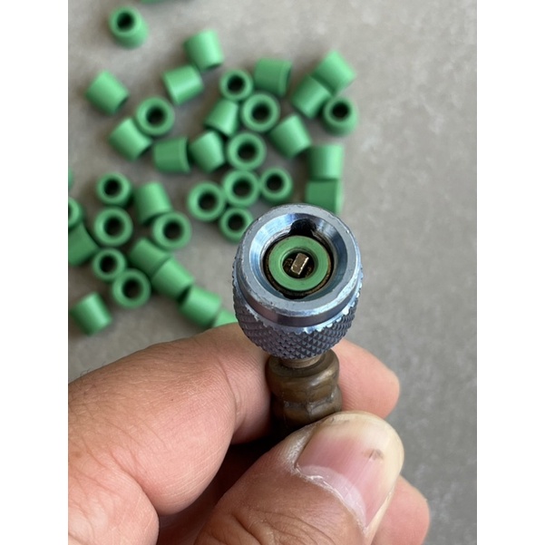 ลูกยางเกจ วัดน้ำยาR22 แพ็ค10ตัว ใช้กับสายTascoได้ ลูกยางเกจ1/4