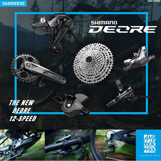 ชุดเกียร์ SHIMANO DEORE M6100 12Speed