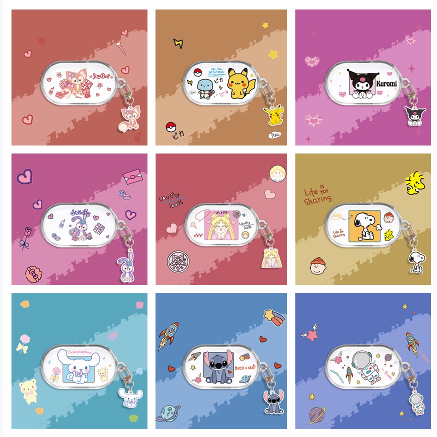 Bang & Olufsen B&O BEOPLAY EQ TWS เคสป้องกัน ชุดหูฟัง กล่องชาร์จ เคสนิ่ม TPU ใส + พร้อมจี้ เปลือกชาร