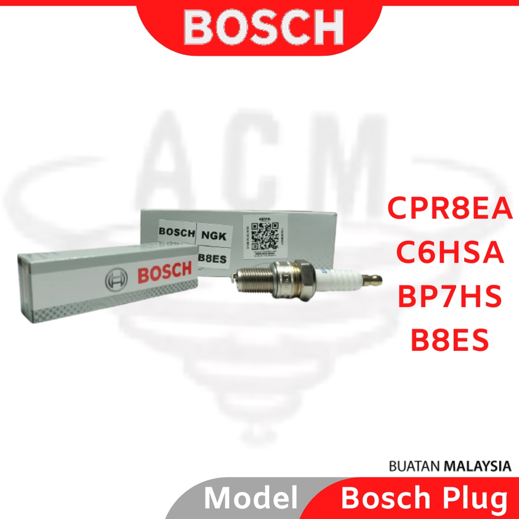 BOSCH Plug UR5DC CPR8EA / U5AC C6HSA / W7BC BP7HS / W5CC B8ES / WS8E BM6A LC EX5 Y15ZR RS150 WAVE KR
