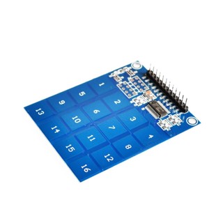 TTP229 16-way Capacitive Touch Keyboard Module โมดูลคีย์บอร์ดแบบสัมผัส 16 ปุ่ม