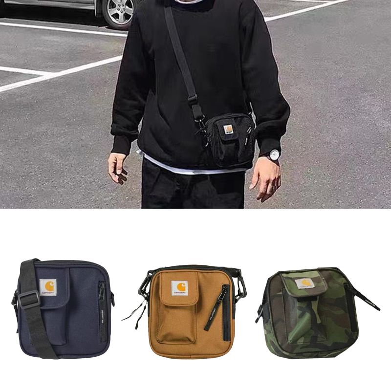 Carhartt กระเป๋าสะพายข้าง อเนกประสงค์ สไตล์ลําลองกระเป๋าสะพายไหล่กันน้ำและสวมใส่ได้