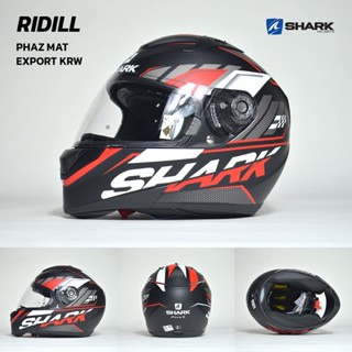 SHARK หมวกกันน็อค รุ่น RIDILL 1.2 PHAZ MAT EXPORT KRW