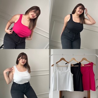 NEW TANK TOP IN PLUS SIZE เสื้อกล้ามสาวอวบ คนอ้วน