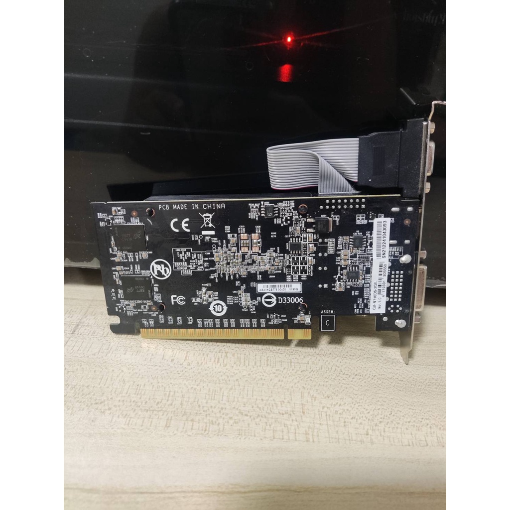 VGA GIGABYTE GEFORCE GT 710 - 2GB DDR3 REV.2.0