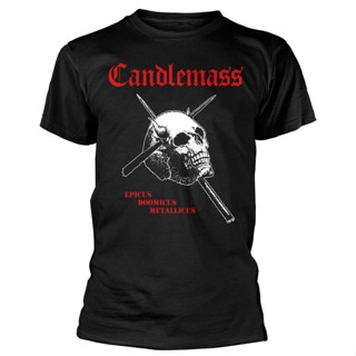 เสื้อผ้าผชเสื้อยืด พิมพ์ลาย Candlem Epicus DoomicusS-5XL