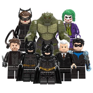 ฟิกเกอร์ Killer Croc Minifigures Bat Heroes Joker Nightwing Block ของเล่นสําหรับเด็ก