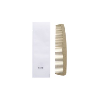 หวีโรงแรม หวีขนาดพกพา รุ่น white w Comb [แพ็คชนิดละ100ชิ้น] ของใช้ในโรงแรม ของโรงแรม อเมนิตี้ Hotel Amenities