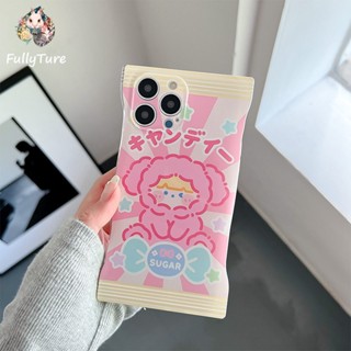 เคสโทรศัพท์มือถือ ซิลิโคนนิ่ม ใส ลายการ์ตูนถุงขนมขบเคี้ยว คุณภาพสูง สําหรับ Iphone 14 14 13 12 11 XR plus