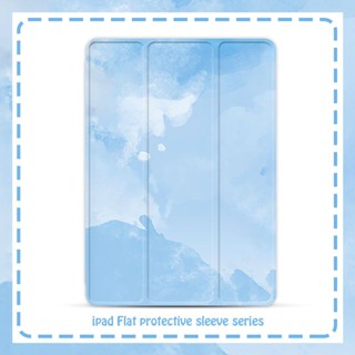 blue Oil painting เคสไอแพด pro 10.2 10.9 11 inch cover mini 1 2 3 4 5 6 air 4 5 เคส gen 7 8 9 10 case with pen slot