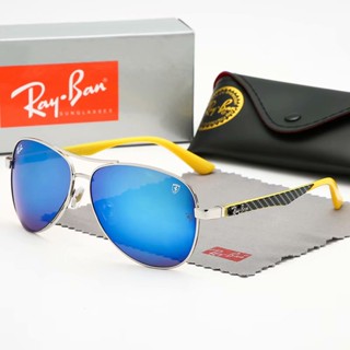 Ray-ban8313 แว่นตากันแดดแฟชั่น เลนส์โพลาไรซ์ HD ขากระจก แบบบาง หลากสีสัน เหมาะกับงานปาร์ตี้ 2022